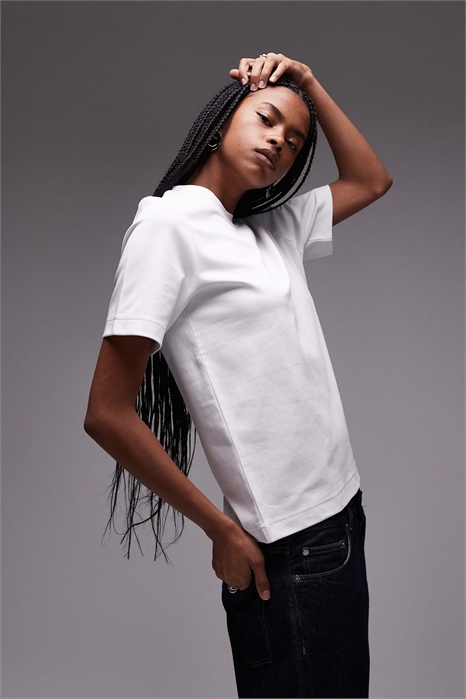 Т-шот свободного кроя из плотного джерси артикул 141381274