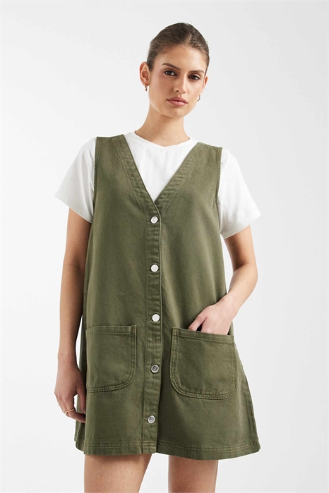 Джинсовое платье-сарафан артикул 154642649