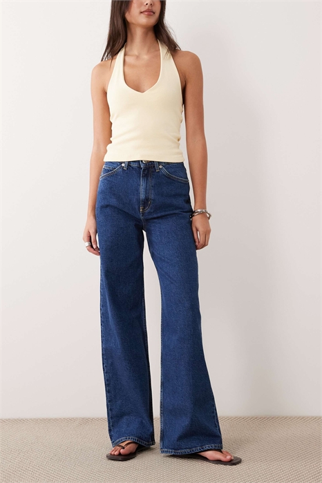 Джинсы Lupine с высокой талией и широкими брючинами артикул 153714953