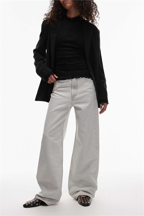 Джинсы Lupine с высокой талией и широкими брючинами артикул 153665286