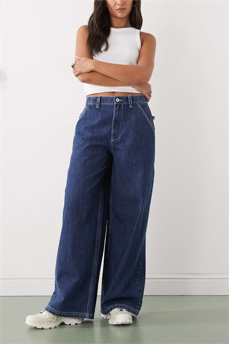 X007 XL — джинсы-скетчеры свободного кроя с заниженной талией артикул 148410049