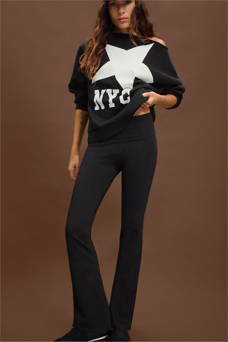 Легинсы расклешенного кроя артикул 149396540