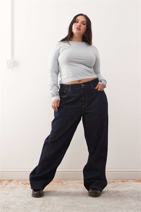 Джинсы Plus X001 с заниженной посадкой артикул 147591522