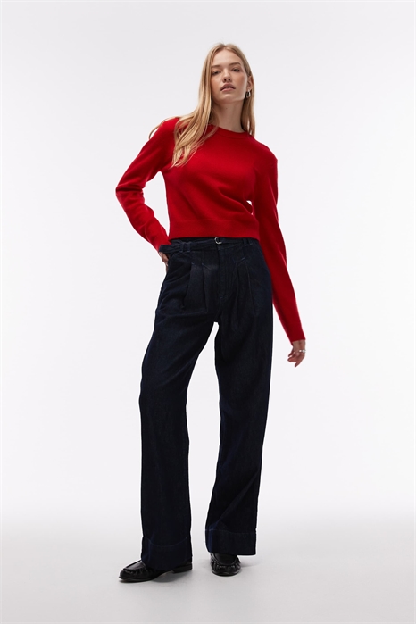 Свитер из смешанной шерсти с зауженным кроем артикул 153891719