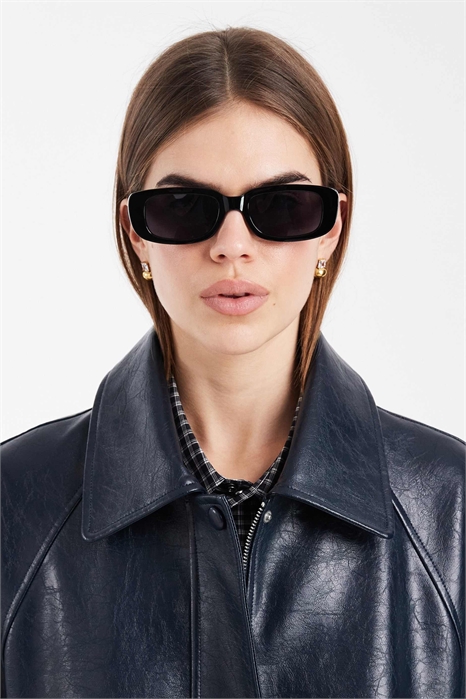 Солнцезащитные очки ASOS DESIGN с квадратной оправой среднего размера артикул 152829811