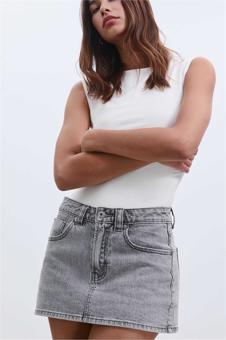 Джинсовая юбка D62 артикул 149589643
