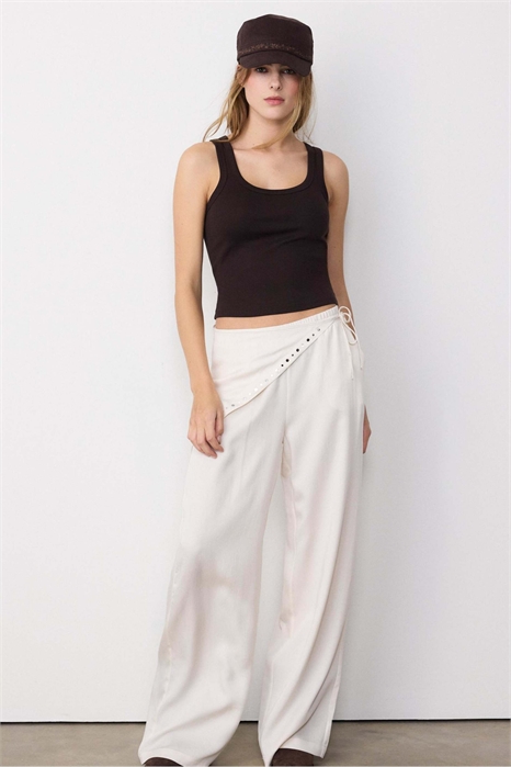 Брюки из лыоцелла артикул 156220459