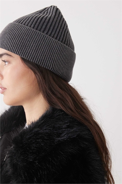 Шапка-бейсболка с ребристой текстурой и эффектом «выстиранного» артикул 148034760