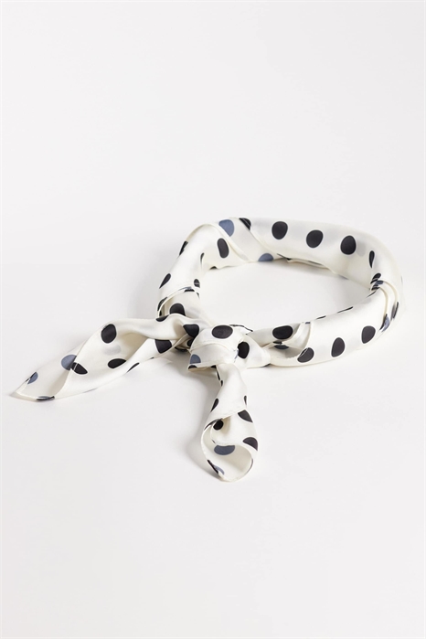 Атласная бандана в горошек артикул 152929776