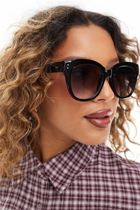 Солнцезащитные очки с круглой оправой и линзами с градиентным оттенком артикул 141664814