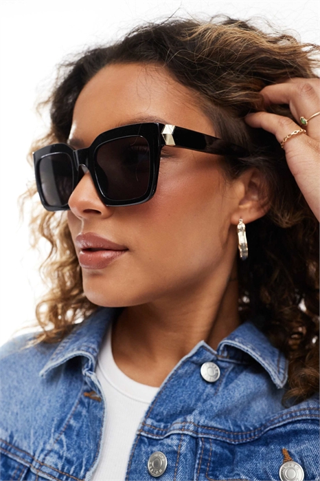 Солнцезащитные очки в прямоугольной оправе артикул 141664816