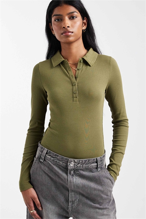 Боди-поло с пуговицами артикул 150529255