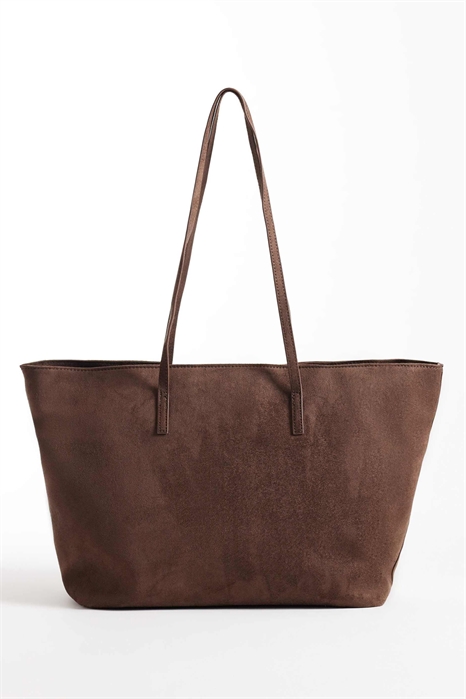 Простая сумка из искусственной замши артикул 152238387