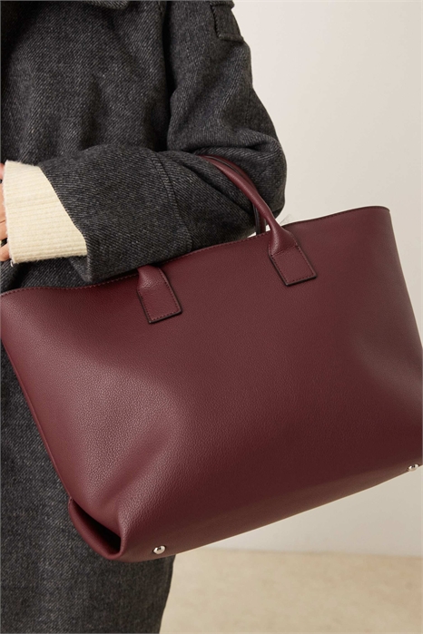 Сумка с ручкой для переноски бордового цвета артикул 149924010