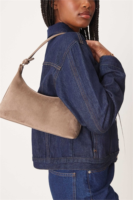 Сумка через плечо из искусственной замши в стиле 90-х артикул 149831789