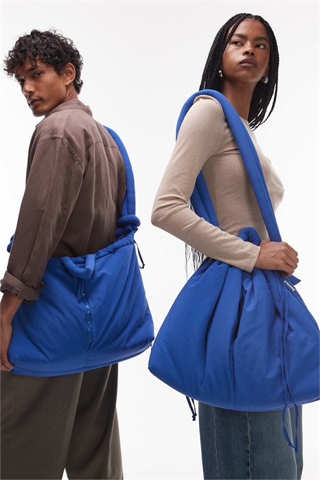 Большая мягкая нейлоновая сумка через плечо универсального дизайна артикул 148029814