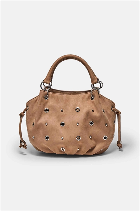 Круглая сумка через плечо с люверсами артикул 155819658