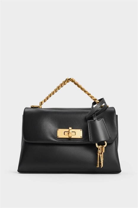 Мини-сумка через плечо с ручкой в виде цепочки артикул 154978217