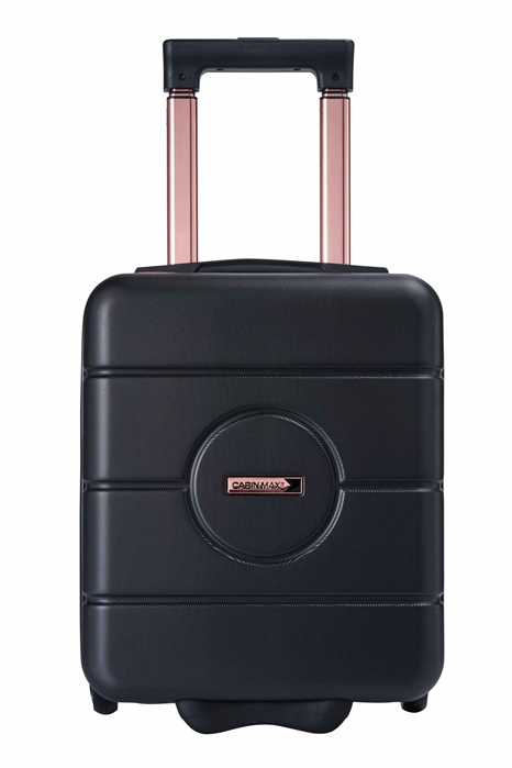 24-литровый чемодан с анодным покрытием под сиденьем 40x30x20 см, черного и розово-золотого цвета артикул 155449135