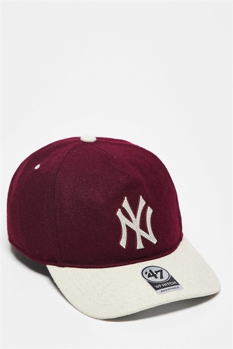 Кепка «Нью-Йорк Янкиз» с контрастным козырьком артикул 150499391
