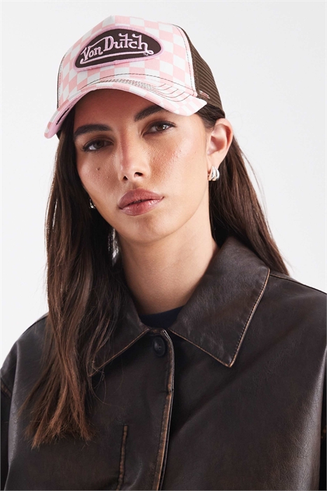 Бейсболка-тракер в клетку артикул 153054111