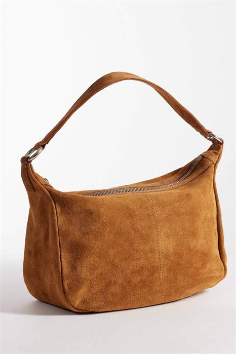 Сумочка через плечо из замши артикул 153578432