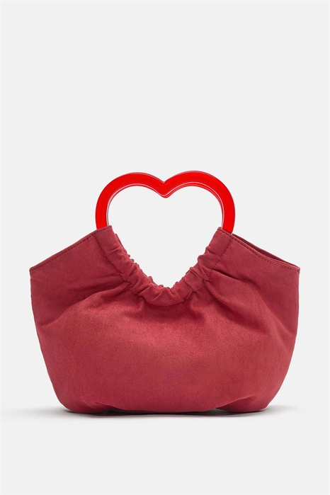Сумка с ручкой в форме сердца артикул 155809687