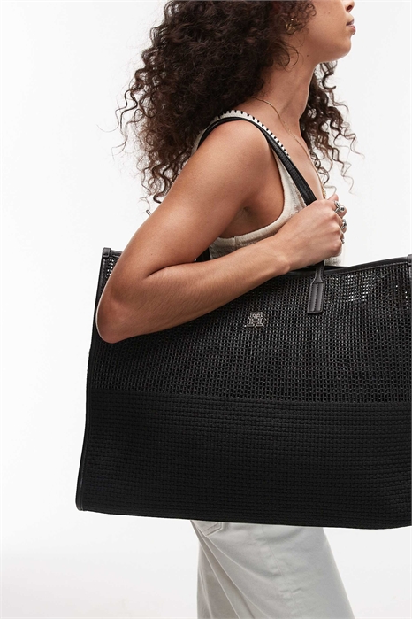 Большая сумка из плетеной соломы артикул 143377104