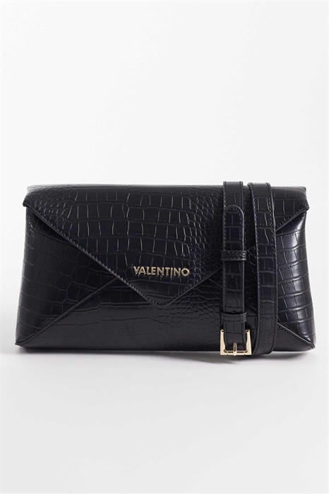 Сумка-клатч Emera с текстурой под кожу крокодила и съемным ремнем через плечо артикул 149004580