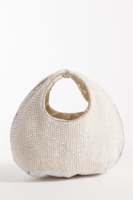 Блестящая сумочка с бусинами артикул 152429962