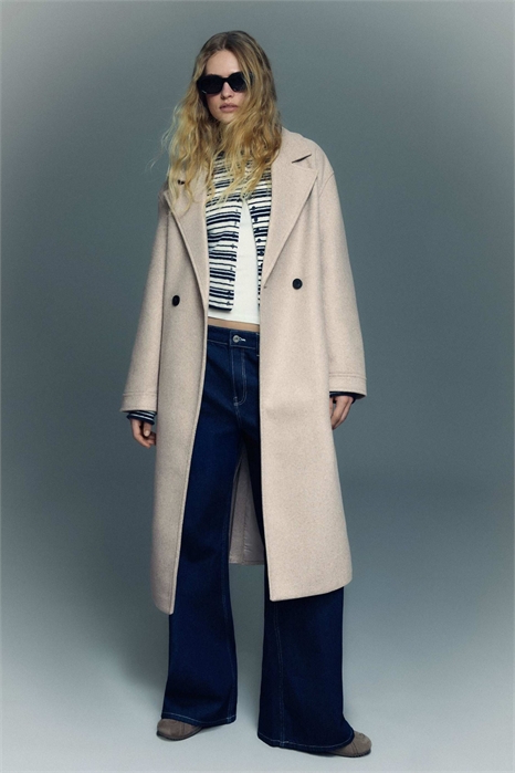 Пальто с мягкой отделкой артикул 155327547