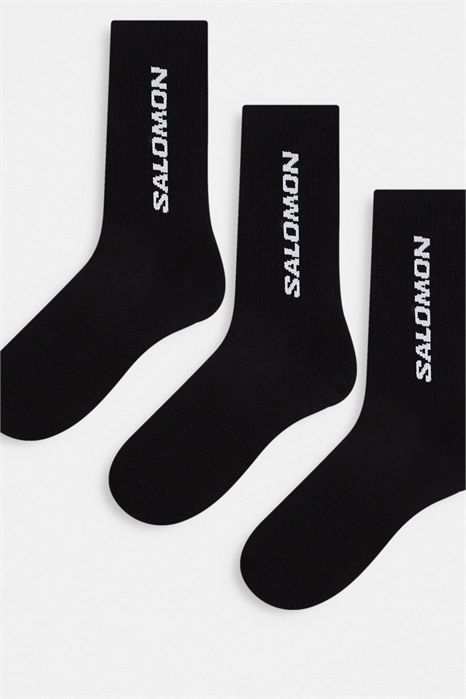 Набор из 3 пар повседневных носков-круглых с равным вырезом артикул 126731248