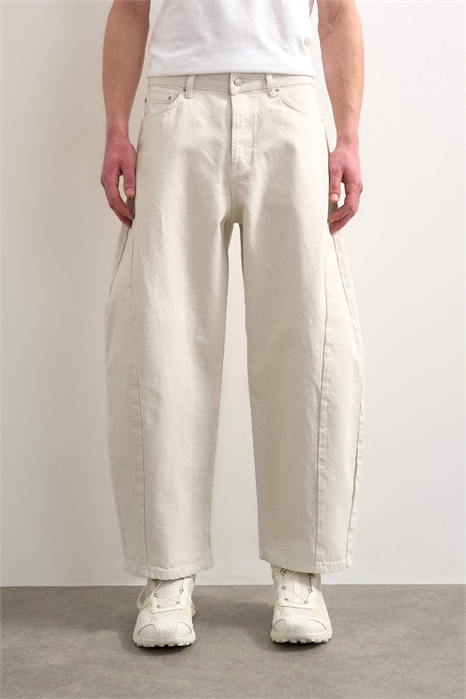 Джинсы с жестким поясом артикул 154333407