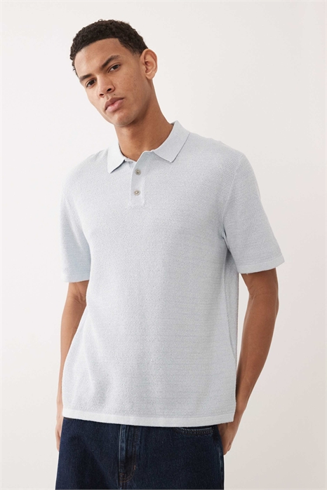 Трикотажное поло с короткими рукавами артикул 153909366
