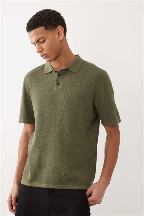 Трикотажное поло с короткими рукавами артикул 153909381