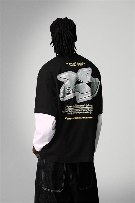 Футболка с коротким рукавом и принтом артикул 156340903