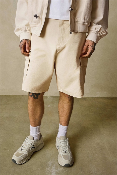 Бермуды-карго с широкими брючинами артикул 156341184