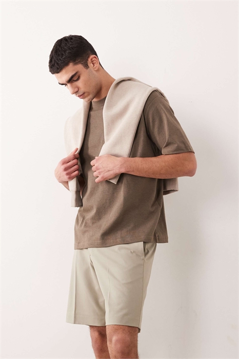 Стильные шорты классического кроя артикул 153020078