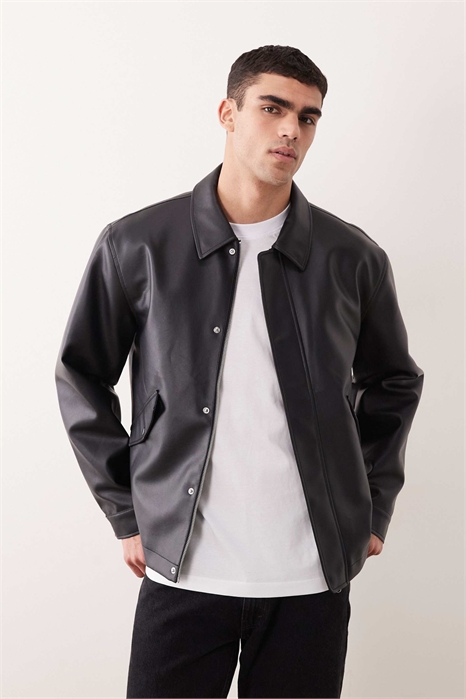 Куртка из искусственной кожи артикул 153749324