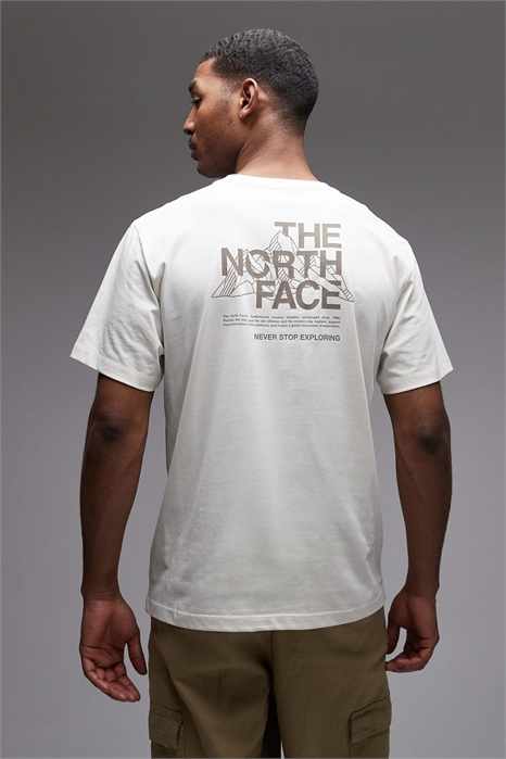 Футболка с принтом «Горный эскиз» на спине артикул 154705299