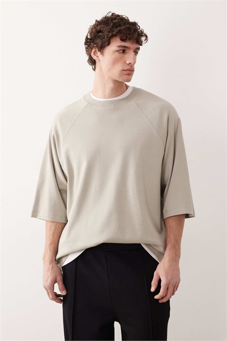 Футболка с рагланными рукавами, очень большого размера и сверхбольшого веса артикул 151447925