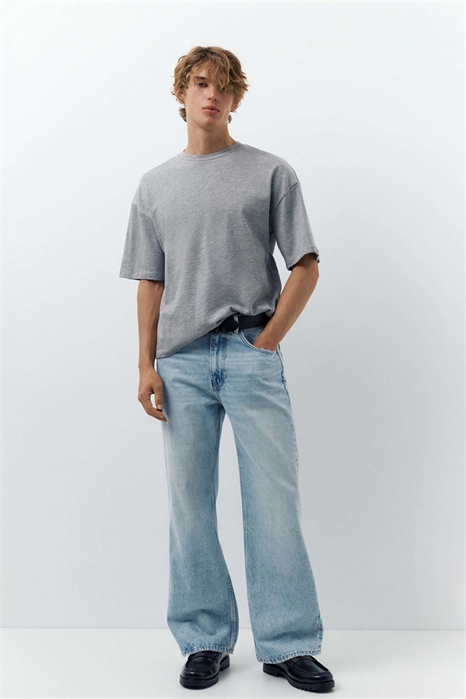 Джинсы клеш артикул 156249409