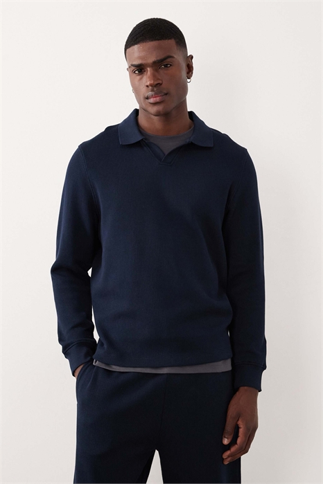 Свитшот в стиле поло артикул 150173143