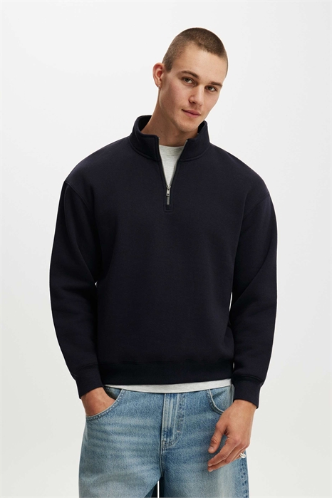Флисовая кофта с 1/4-й застежкой-молнией артикул 156135756
