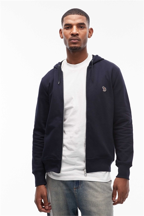 Толстовка с капюшоном на молнии и логотипом Zebra артикул 153144241