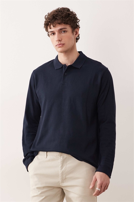 Свитер-поло с фактурной поверхностью артикул 149999689