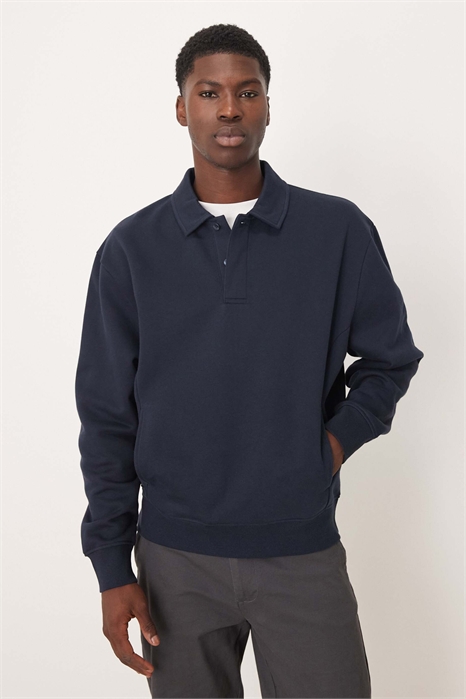 Свободная толстовка с высоким воротником артикул 150173194