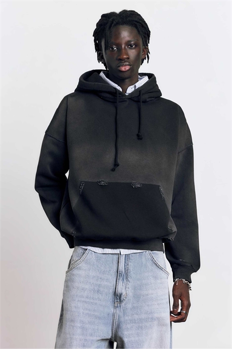 Толстовка с выцветшим капюшоном артикул 155723911