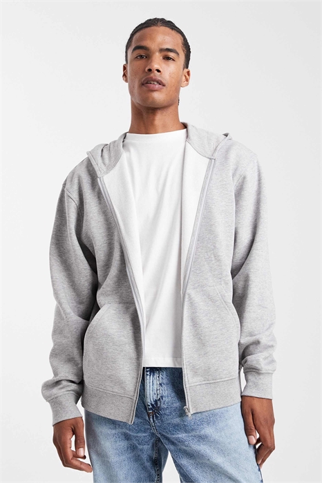 Худи свободного кроя с капюшоном и застежкой-молнией артикул 148925383