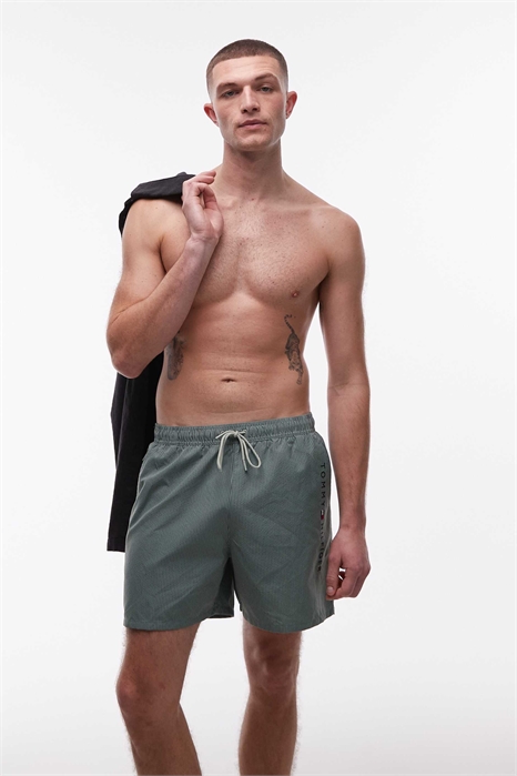 Шорты для плавания с текстурированной тканью, шнурком и молнией артикул 154159312